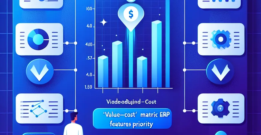  个性化需求开发排序：ERP功能优先级的“价值-成本”矩阵  